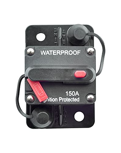 X AUTOHAUX 150A Sicherungshalter - Wasserdichter Leistungsschalter Für Auto