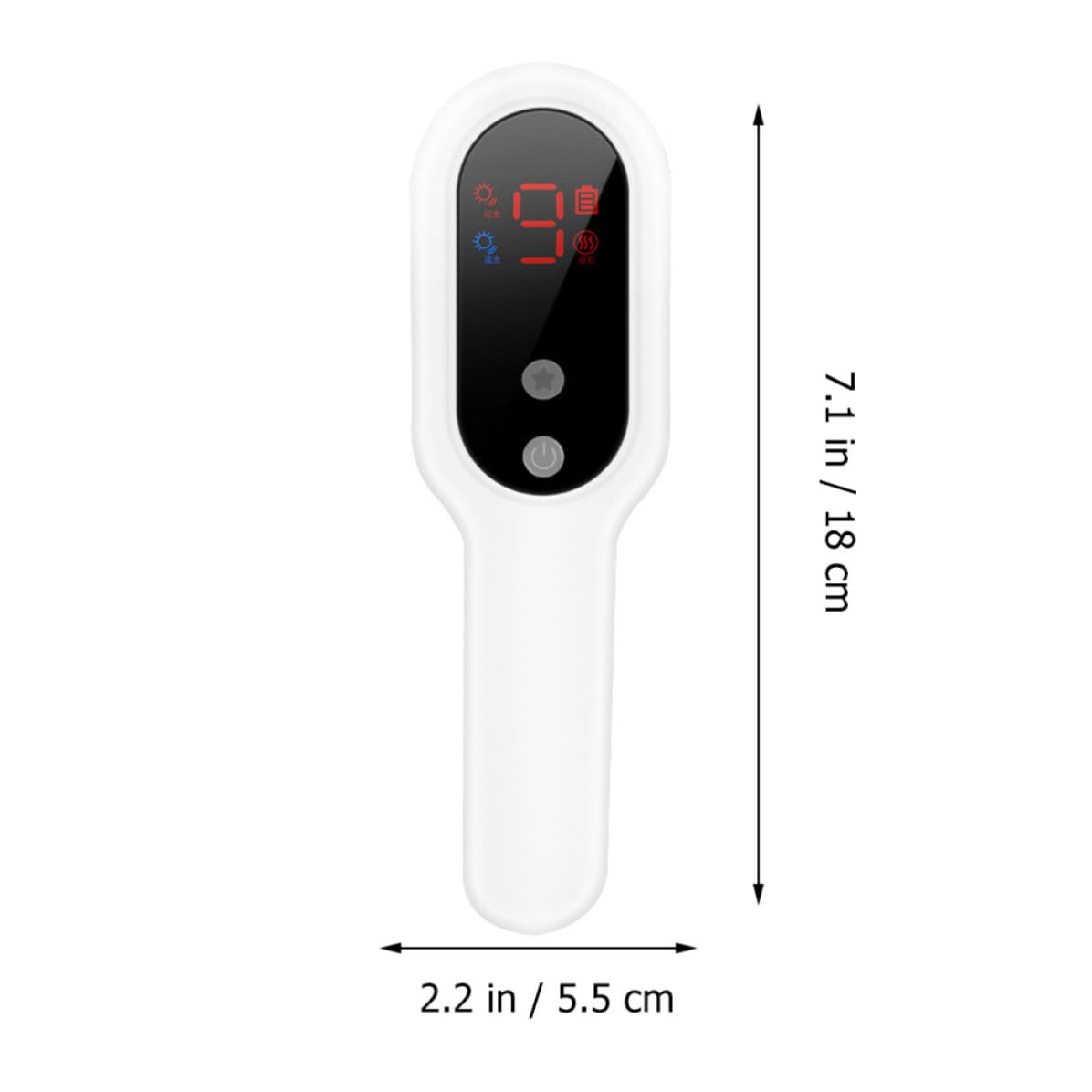 USHOBE Masajeador de Cabello Eléctrico Diseño Ergonómico y Material Abs para Promover la Relajación y Cuidado del Cuero Cabelludo