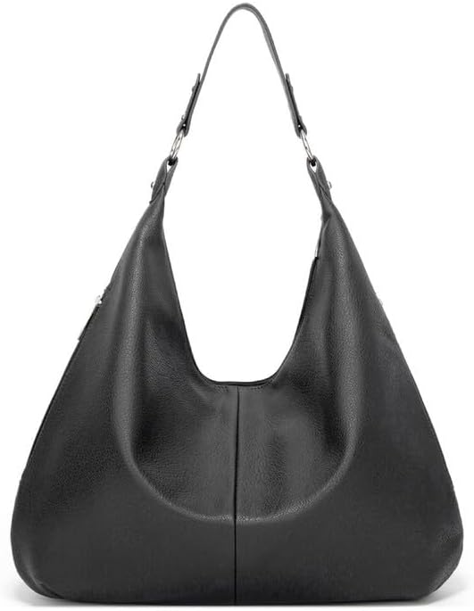 Hobo Bag for Women, Leather Tote Bag, Shoulder Purse Handbag with Zipper