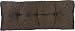Klear Vu The Gripper Non-Slip Tufted Omega Universal Bench Cushion, Chestnut, 36"