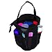 Zip Top Mesh Shower Bag, Large Black, for Dorm & Gym, By Saltwater Canvas LLC