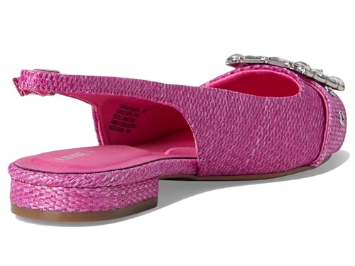 Ballerines pour femme Anne Klein Kenni plates en raphia rose 37.5 EU