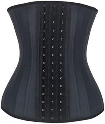 Aedo Women Underbust Latex Corset Waist Cincher 25 Steel Bones Sport Girdle Hourglass Body Shaper Postpartum Waist Trainer(M)