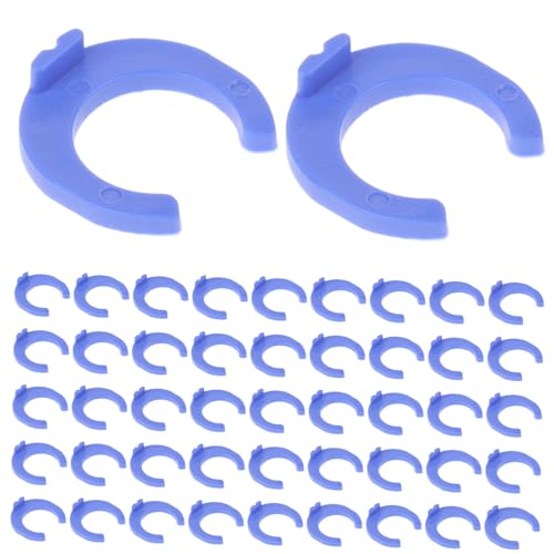 HOMSFOU 200pezzi Raccordo Clip Per Filtro Acqua Clip Di Bloccaggio Per Depuratore Raccordo Per Tubi in Plastica Resistente Senza Perdite Facile Da Installare e Riutilizzare