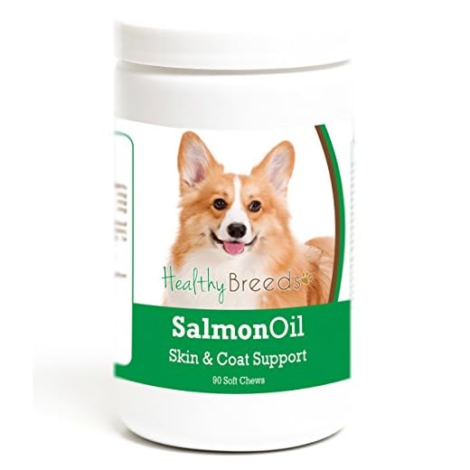 Healthy Breeds Pembroke Welsh Corgi Salmon Oil Soft Chews 90 Count