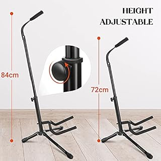 CAHAYA Support de Guitare Pliable et Détachable avec Support de Cou en Mousse Adapté pour Guitare Acoustique, Classique… - Les Beatles, Paul McCartney, John Lennon, RIngo Starr, George Harrison CAHAYA Support de Guitare Pliable et Détachable avec Support de Cou en Mousse Adapté pour Guitare Acoustique, Classique… – Image 4