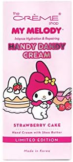 The Crème Shop Korean Cute Scented Pocket Portable Soothing Advanced Must-Have on-the-go x Sanrio Hello Kitty Handy Dandy Cream (Strawberry Cake)