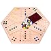 Maple Hand-painted Double-sided Aggravation Game Board, 16" Wide