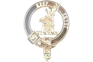 Armiger Scottish Clan Crest Badge: Heritage in Precious Metals