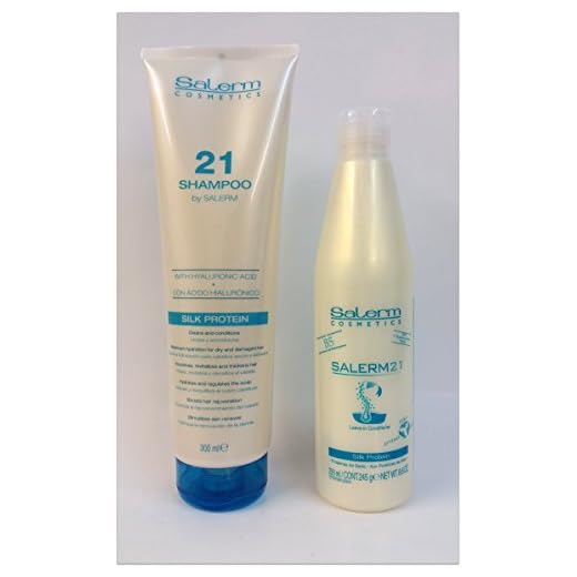 Pack Salerm 21 Shampoo Acido Hialuronico 300 ml + Salerm 21 250 ml Silk Protein
