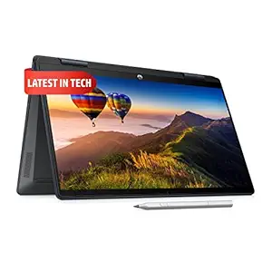 HP Pavilion x360,12th Gen Intel Core i5-1235U 8GB RAM/512GB SSD 14-inch(35.6 cm) Multitouch-enabled Micro-Edge FHD Laptop /Intel Iris Xe Graphics/Backlit KB/B&O/Win 11/MSO 2021/Space Blue, 14-ek0086TU