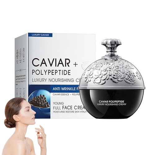 Caviar Polipéptido Luxury Crema de cuidado – Antiarrugas y reafirmación de la piel – Crema de día hidrogenante para un brillo natural – sin efecto maquillaje