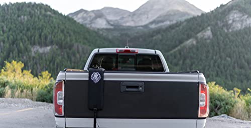 Mauv Premium Tailgate Bike Pads - Transports Single Mountain Bike, Road Bike, Or Bmx - Does Not Block Back Up Camera - Secure Straps - Thick Pad - Fits All Trucks - Durable Material #TOP3