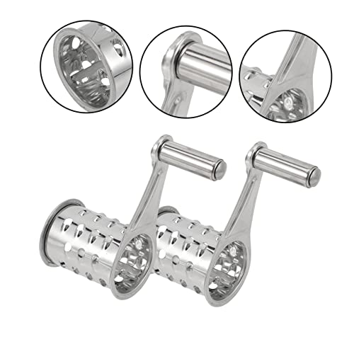 Rallador rotatorio de mano para queso, 2 piezas miniatura 6