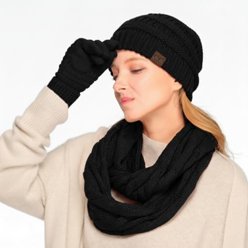 Image of Hatsandscarf CC Exclusives Solid Color Beanie Tail Hat for Adult (MB-20A)