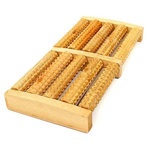 JRS TRADERS Wooden Roller Foot Massager Body Stress Buster & Accupressure Point Device Relaxation Health Care Product foot massager and Legs Pain Relief Massager