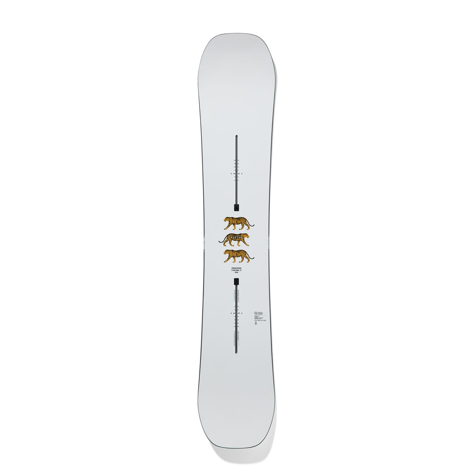 Burton - Planche De Snowboard Men's Process Flying V Homme - Homme - Taille 155 - Blanc