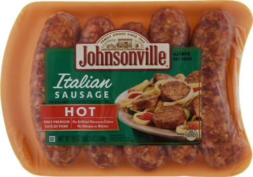 Johnsonville Hot Italian Sausage, 5 Count, 19 oz
