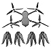 iEago RC Mavic 2 PRO Eliche in Fibra di Carbonio, Pieghevole Basso Rumore 3 Lame Propellers Rilascio Rapido CW e CCW Dell'elica per DJI Mavic 2 PRO e Zoom Drone Accessori, 4 Pezzi (Non per Mavic PRO)