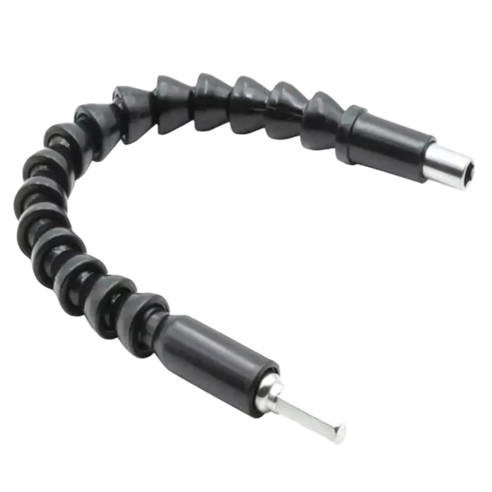 Xnuiasqe Spanner,Wrench,Flexible Drill Bit Extension,300mm Magnetic Hex Soft Shaft Fit for 1/4" Hex Shank Screwdriver Bits