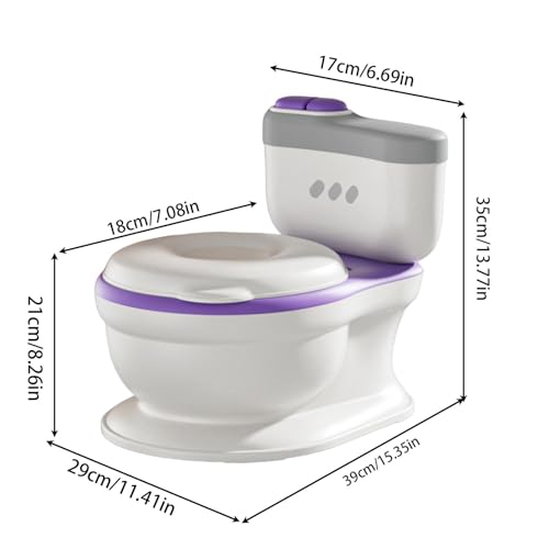 Potty training solution pour enfants avec splash guard intégré - 2