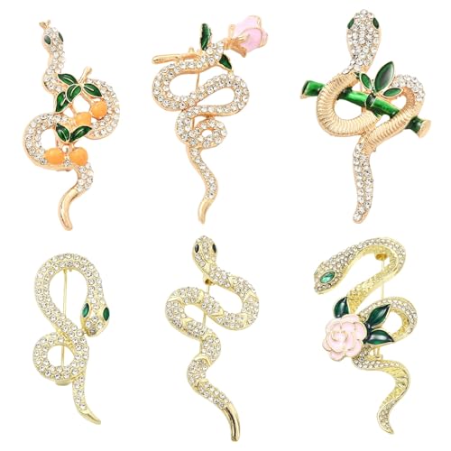 Broche serpent en émail de qualité supérieure Airssory aux finitions impeccables