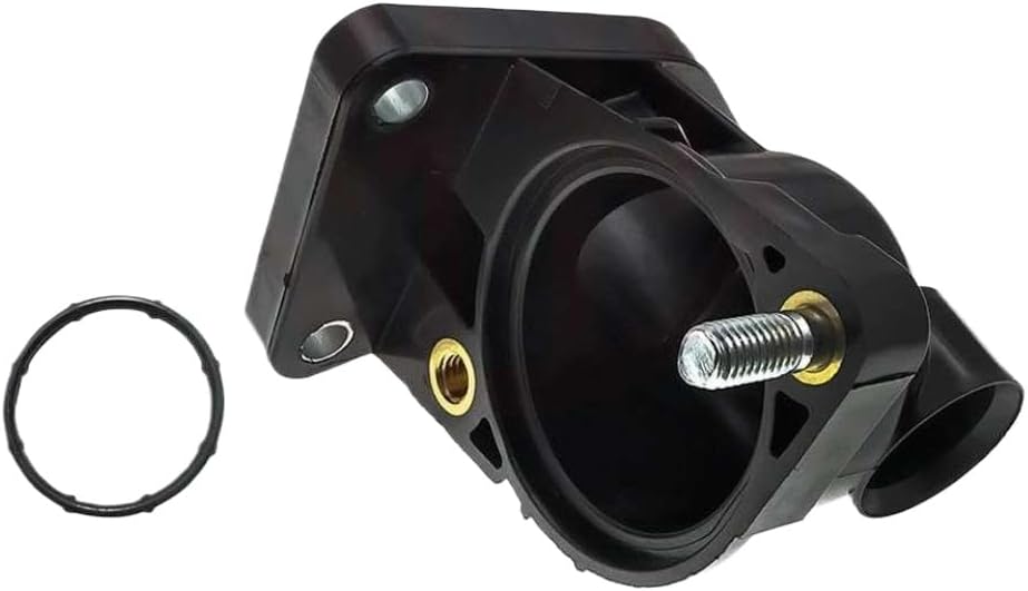 Engine Coolant Thermostat Housing 25630-03010 2563003010 25630 03010 Compatible With I10 2007-2019 I20 2008-2020 1.2L Petrol