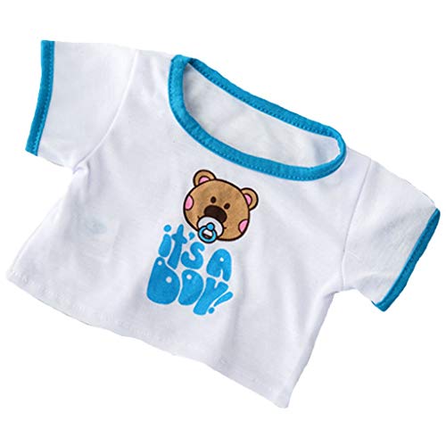 Stuffed Animals Plush Toy Outfit – It’s a Boy Tee 16”