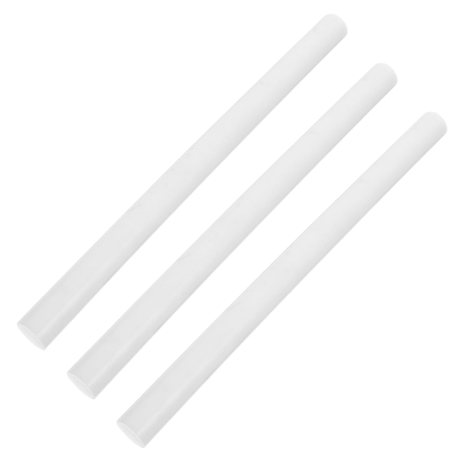 OUNONA 3pcs Round Rods Mechanical Round Bars Welding Sticks For Chemical Equipment