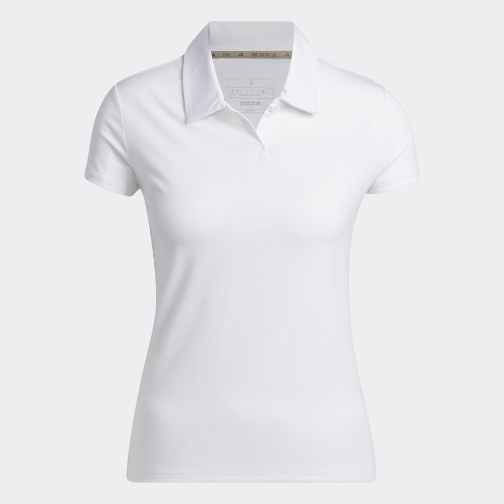 adidas Womens Women's Go to Heathered Polo - Image 5