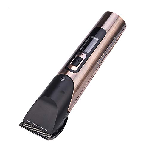 OD.zepp Cortapelos para Barba para Hombres, cortadora de Cabello eléctrica Pantalla LCD Recargable Kit de recortador Ajustable inalámbrico Cortapelos con 4 peines guía