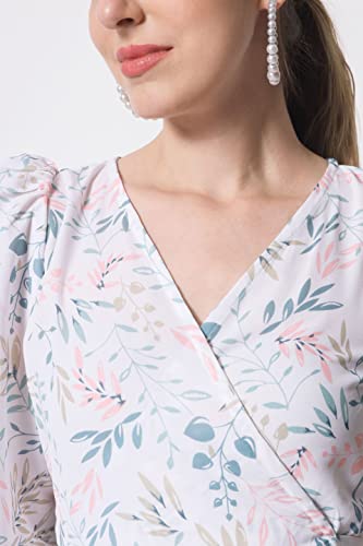 Image of SHOPPING QUEEN Women's Crepe Fit & Flare Dress