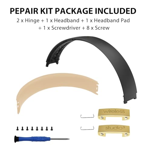 Réparer arceau Beats Studio 3 cassé avec kit complet coussin gris - 6