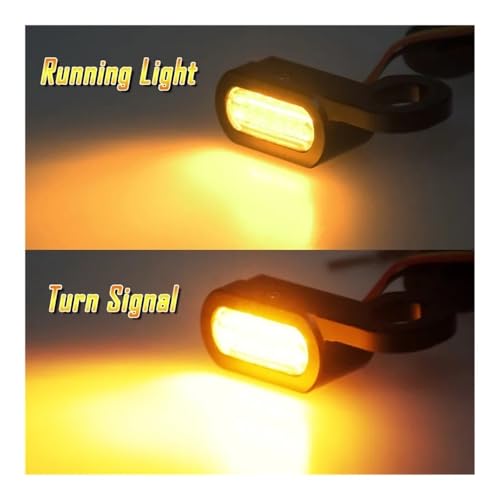 Clignotant LED moto feu de course pour Softail Sportster 1200 - 3