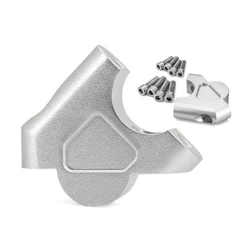 Riser de guidon 32mm pour BMW R1200GS et R1250GS, adaptateur en alu usiné argent