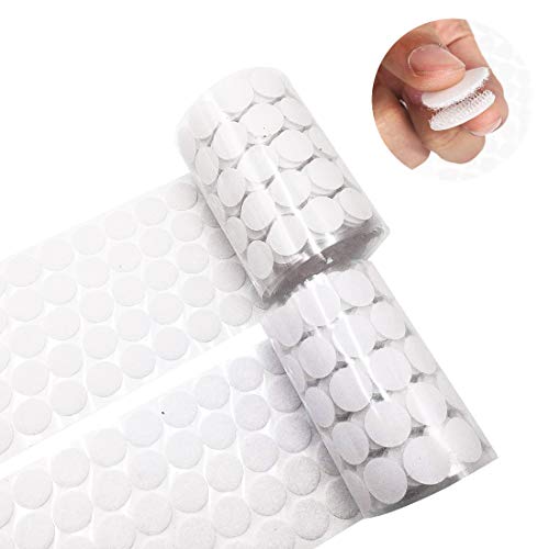 Arlent 1008pcs (504 Pairs) 1cm Diameter Sticky Back Coins Hook & Loop Self Adhesive dots Tapes White