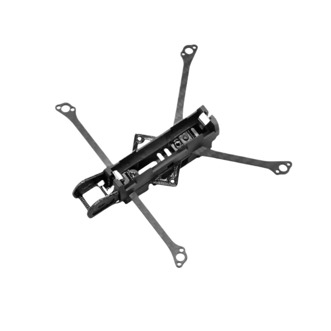 Zestaw ramy dalekiego zasięgu HGLRC Rekon3 140 mm 3K z włókna węglowego 3 cale do wyścigów FPV 18650 freestyle LR3 drona Nano Long Range DIY