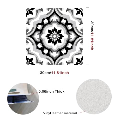 Image of Nuxovilar Peel and Stick Vinyl Floor Tiles, 12x12 Inch