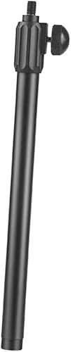 PRETYZOOM Extensión telescópica de brazo de micrófono de poste de brazo de metal accesorio de soporte de micrófono con adaptador de cabeza de