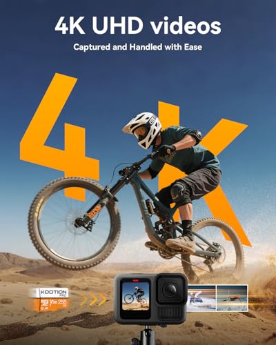 KOOTION 256GB Micro SD Card 3Pack,TF Card Micro SDXC Memory Card V30 A1 App Performance High Speed microSD Card, U3, V30, A1 - Image 4