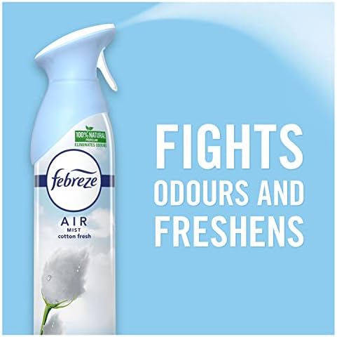 Febreze Air Freshener Spray, Odour Eliminator and Bathroom Freshener, Citrus, 1.8 Litre (300 ml x 6)
