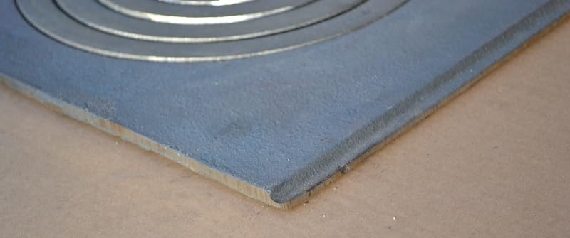 SEZAM Placa de fundición para horno con 2 agujeros, 65 x 37,5 cm, placa de carbón de hierro fundido gris