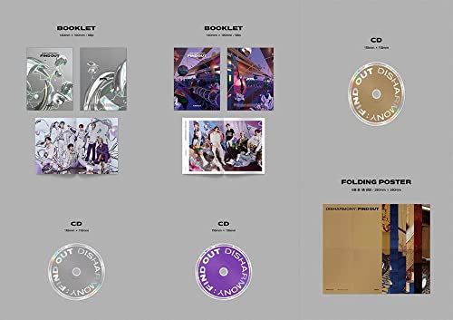 Álbum de fotos KAKAO M P1HARMONY - DISHARMONY: FIND OUT (3er álbum mini) versión TURN OUT (sin póster) miniatura 3