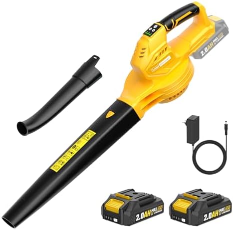 Souffleur de Feuilles,Souffleur de Feuilles sans Fil avec Batteri...