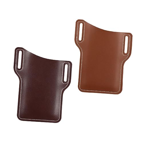 Paquet banane en cuir PU lot de 2 sacoches pour homme