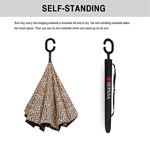 Image of SIEPASA Automatic Open Close Compact Travel Umbrella with Wind Vent Umbrella big size Lightweight Windproof Folding for men Women