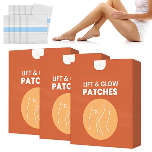 Thigh Lift Body Tape, 4.7 x 7 inches, Waterproof Transparent Patches for Legs Arms Sagging Skin