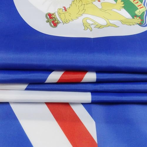 Image of AZ FLAG - Hong Kong Old Flag - 2x3 Ft - 100D Polyester Former Hong Konger Banner with Two Metal Grommets - Fade Resistant - Vivid Colors - 2' x 3' Feet - 90x60 Cm