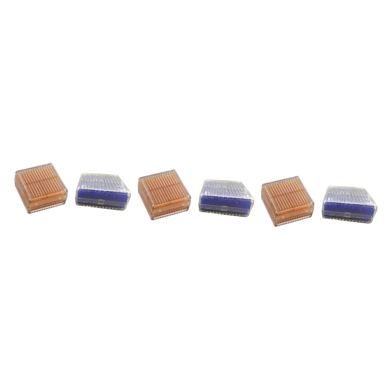 OUNONA 6piezas Caja Deshumidificadora Antihumedad Para Armarios y Ropa Absorbe Humedad y Olores Reutilizable y Azul y Naranja