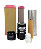 HERO Maintenance Filter Kit For Takeuchi TL240 Track Loader Filters Compatible With OEM 12993912621